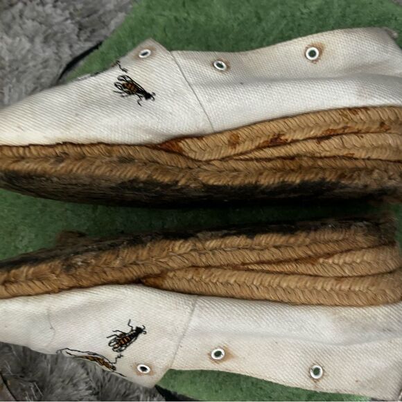 Hermes Espadrilles insect flats classic loafers rare vintage shoes bug slide ins - Picture 12 of 13
